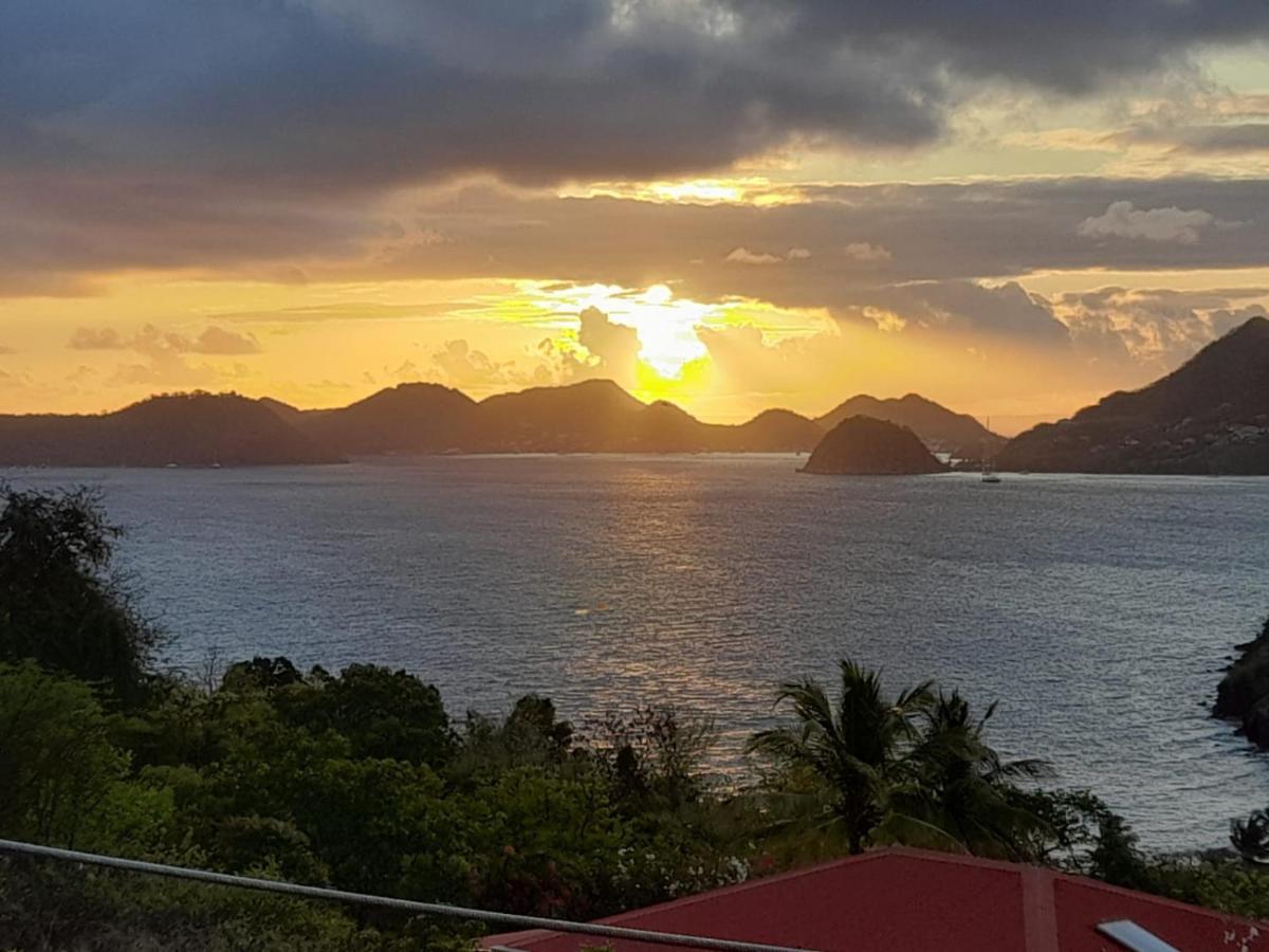 Ti Kaz Anoli Vue Epoustouflante Sur La Baie Terre-de-Bas Exterior foto