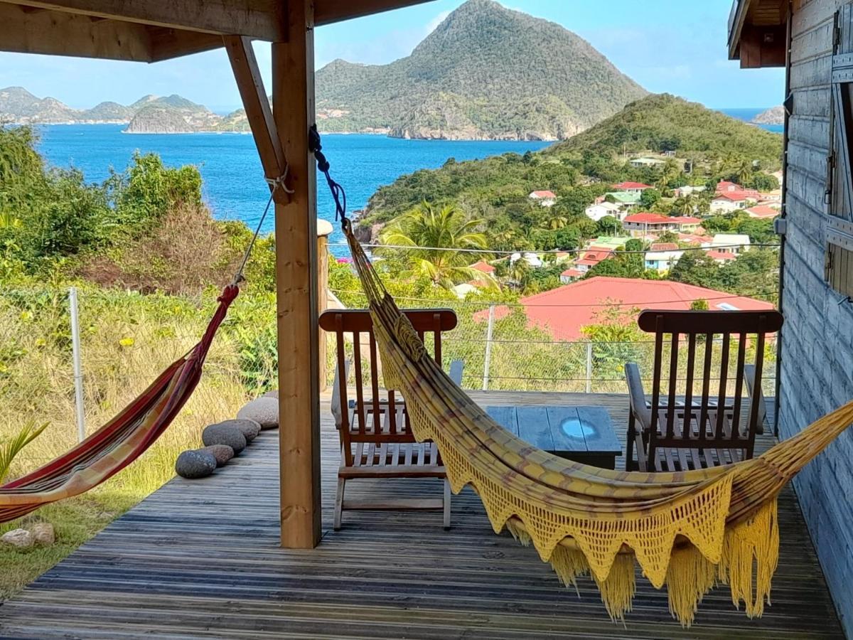Ti Kaz Anoli Vue Epoustouflante Sur La Baie Terre-de-Bas Exterior foto