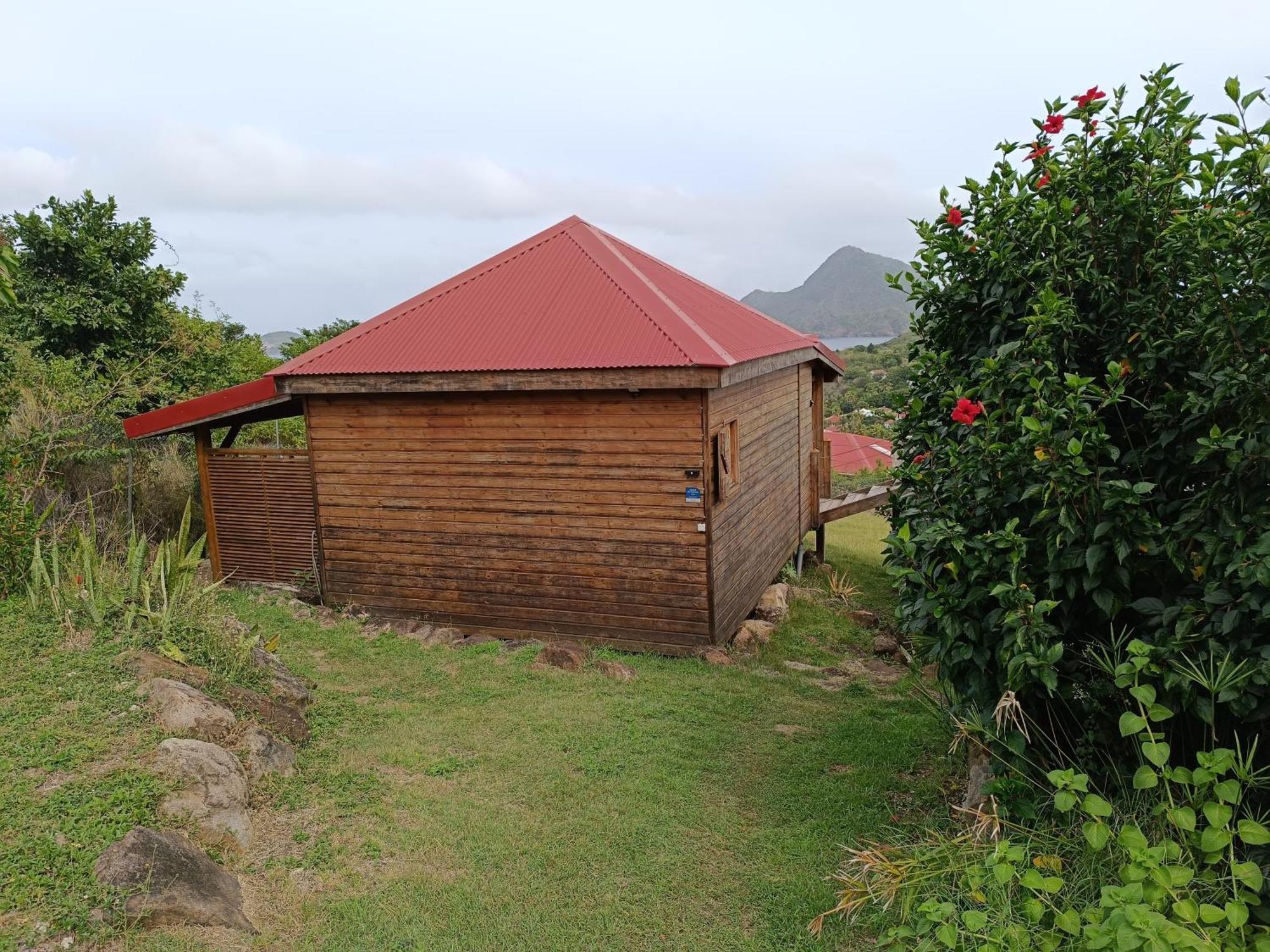 Ti Kaz Anoli Vue Epoustouflante Sur La Baie Terre-de-Bas Exterior foto