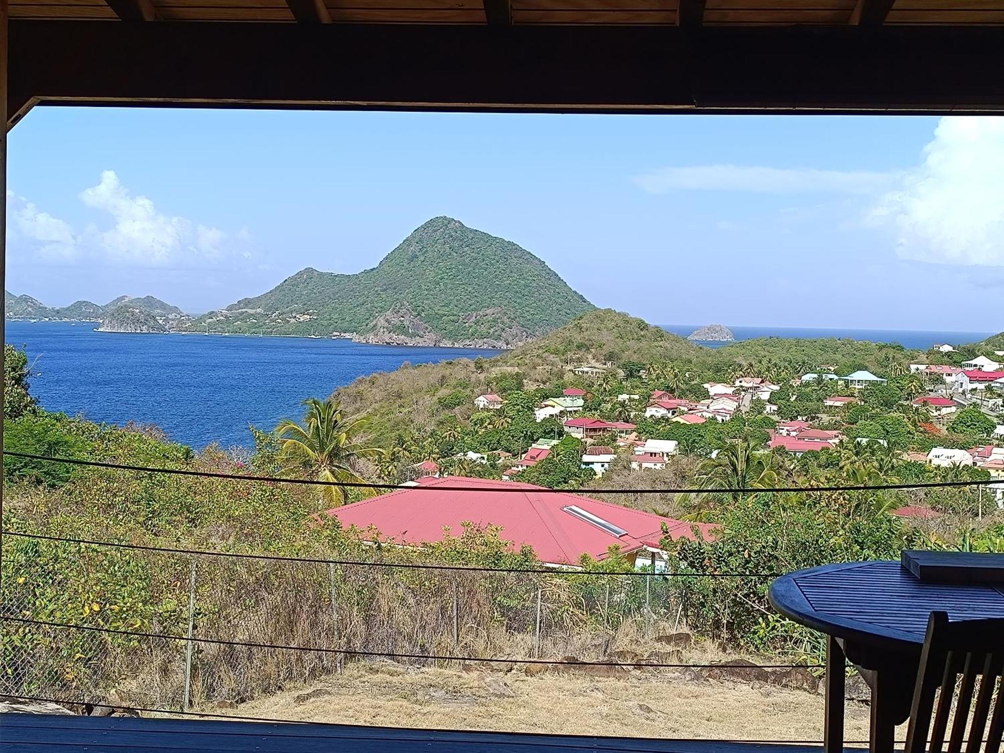 Ti Kaz Anoli Vue Epoustouflante Sur La Baie Terre-de-Bas Exterior foto